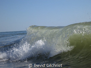Breaking Wave along the Grand Strand, South Carolina by David Gilchrist 